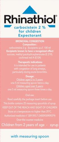 Rhinathiol 2% Children